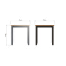 Malmesbury Grey Fixed Top Table 75 x 75 x 78 cm