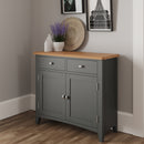 Malmesbury Grey Sideboard 90 x 34 x 80 cm