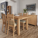Shrewsbury Light Oak Extending Table 1.6m-2m 160/200 x 85 x 78 cm