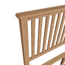 Shrewsbury Light Oak Bed 4'6" Double 150 x 204 x 110 cm