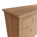 Shrewsbury Light Oak Chest of 6 Drawers 115 x 40 x 78 cm