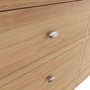 Shrewsbury Light Oak Chest of 6 Drawers 115 x 40 x 78 cm