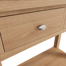 Shrewsbury Light Oak Console Table 85 x 32 x 75 cm