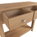 Shrewsbury Light Oak Console Table 85 x 32 x 75 cm