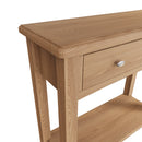 Shrewsbury Light Oak Console Table 85 x 32 x 75 cm