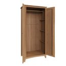 Shrewsbury Light Oak Wardrobe 2 Door Full Hanging 85 x 52 x 180 cm