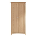 Shrewsbury Light Oak Wardrobe 2 Door Full Hanging 85 x 52 x 180 cm