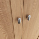 Shrewsbury Light Oak Wardrobe 2 Door Full Hanging 85 x 52 x 180 cm