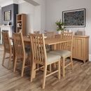 Shrewsbury Light Oak Flip-Top Table 85 x 85 x 78 cm