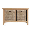 Shrewsbury Light Oak Hall Bench 80 x 30 x 50 cm