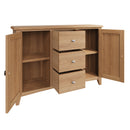 Shrewsbury Light Oak Large Sideboard 115 x 34 x 80 cm