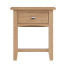 Shrewsbury Light Oak Lamp Table 1 Drawer 40 x 36 x 47 cm