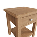 Shrewsbury Light Oak Lamp Table 1 Drawer 40 x 36 x 47 cm