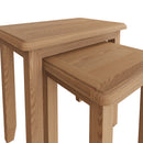 Shrewsbury Light Oak Nest of 2 Tables 50 x 32 x 50 cm
