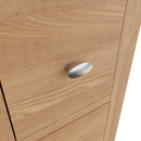 Shrewsbury Light Oak Bedside Table with 2 Drawers 35 x 32 x 58 cm