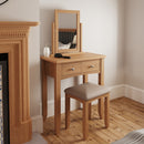 Shrewsbury Light Oak Stool 42 x 35 x 48 cm