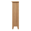 Shrewsbury Light Oak Bookcase Small Wide 70 x 22 x 82 cm