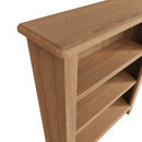 Shrewsbury Light Oak Bookcase Small Wide 70 x 22 x 82 cm