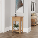 Shrewsbury Light Oak Telephone Table 50 x 32 x 75 cm