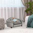PawHut Dog Sofa Puppy Chair Kitten Bed Lounge w/ Cushion, for XS and S Dogs