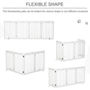 PawHut Wooden Pet Gate