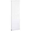 HOMCOM 46 x 160cm Double Panel Vertical Radiator, Water-filled Heater, White