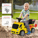 Kids Ride on Car Truck with Tipping Bucket - Yellow