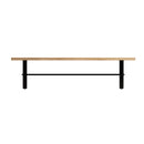 Sheffield Industrial Oak Bench 1.8m 180 x 35 x 45cm