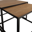 Sheffield Industrial Oak Square Coffee Nest 65 x 65 x 45 cm