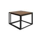Sheffield Industrial Oak Square Coffee Nest 65 x 65 x 45 cm