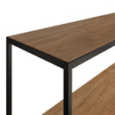 Sheffield Industrial Oak Bookcase Small 100 x 32 x 80cm