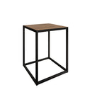 Sheffield Industrial Oak Side Table 35 x 35 x 45 cm