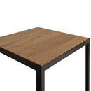 Sheffield Industrial Oak Side Table 35 x 35 x 45 cm