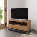 Sheffield Industrial Oak TV Unit Small 100 x 40 x 50 cm
