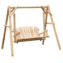 Outsunny-Pine / Fir Wood Swing Bench