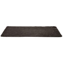 HOMCOM Brown Fluffy Area Rug Shaggy Carpet for Living Room, Bedroom, 120x200cm