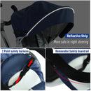 Baby Tricycle Stroller with Handle- Blue