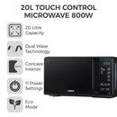 Tower Touch Control Microwave 800W 20 Litre Black