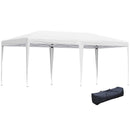 Outsunny 6 x 3M Pop Up Gazebo Patio Party Event Heavy Duty Canopy White