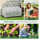 Outsunny Mini Greenhouse With 2 Windows, Plant Flower Herbs Growing, PE, 120 x 61 x 61cm