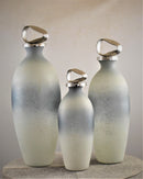 Mint Collection - Glass Bottle With Aluminium Lid Large - 7x7x20.3cm