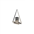 Mint Collection - Triangle Nickel Plated with Glass - Nickel 30x10x47cm