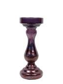 Mint Collection - Glass Pillar Holder - Small - 5x5x13cm