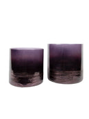 Mint Collection - Glass Pillar Holder - Small - 8x8x8cm