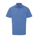 Orn Premium Oxford Short Sleeve Shirt - Mid Blue