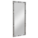 Leaner Mirror Silver Painted Wooden Frame 75 x 3.5 x 165 cm