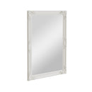 Wall Mirror White Painted Wooden Frame 75 x 3.5 x 105 cm