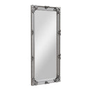 Leaner Silver Frame 80 x 175cm Silver Painted Wooden Frame 80 x 7 x 175 cm