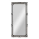 Leaner Silver Frame 80 x 175cm Silver Painted Wooden Frame 80 x 7 x 175 cm