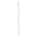 Rectangular Wall Mirror White Painted Wooden Frame 80 x 7 x 115 cm